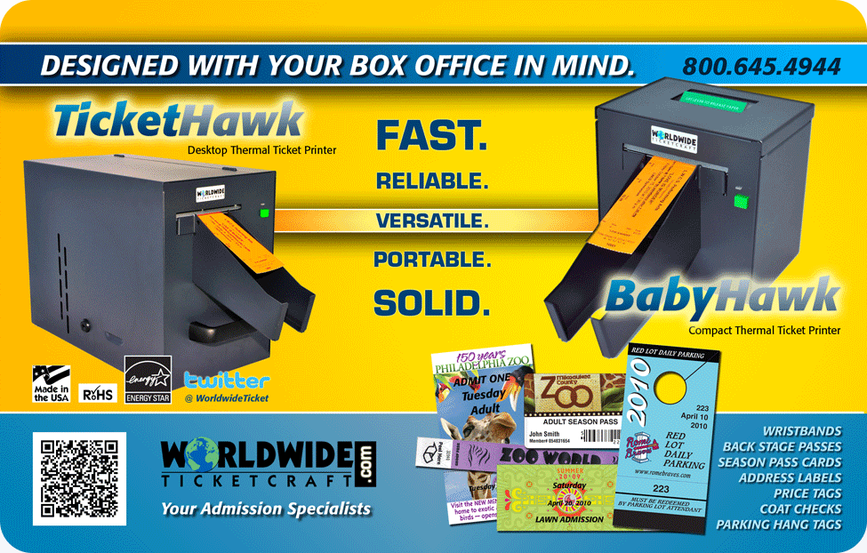 BabyHawk and TicketHawk Thermal Ticket Printers
