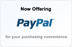 Now offering PayPal at checkout