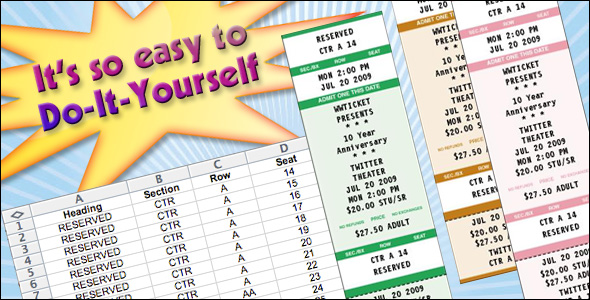 Create Reserved Seating Tickets